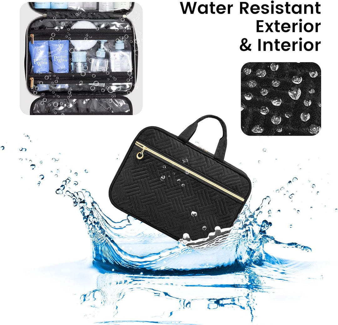 LOVEVOOK Kulturtasche Damen Gross, wasserdichte Kulturbeutel zum Aufhängen, Faltbare Waschtasche Kos