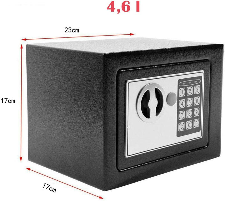 Tresor 4,6 l elektronische Kombination kleine Elektrogeräte Möbeltresor, Kleiner Tresor, Safe, Schra