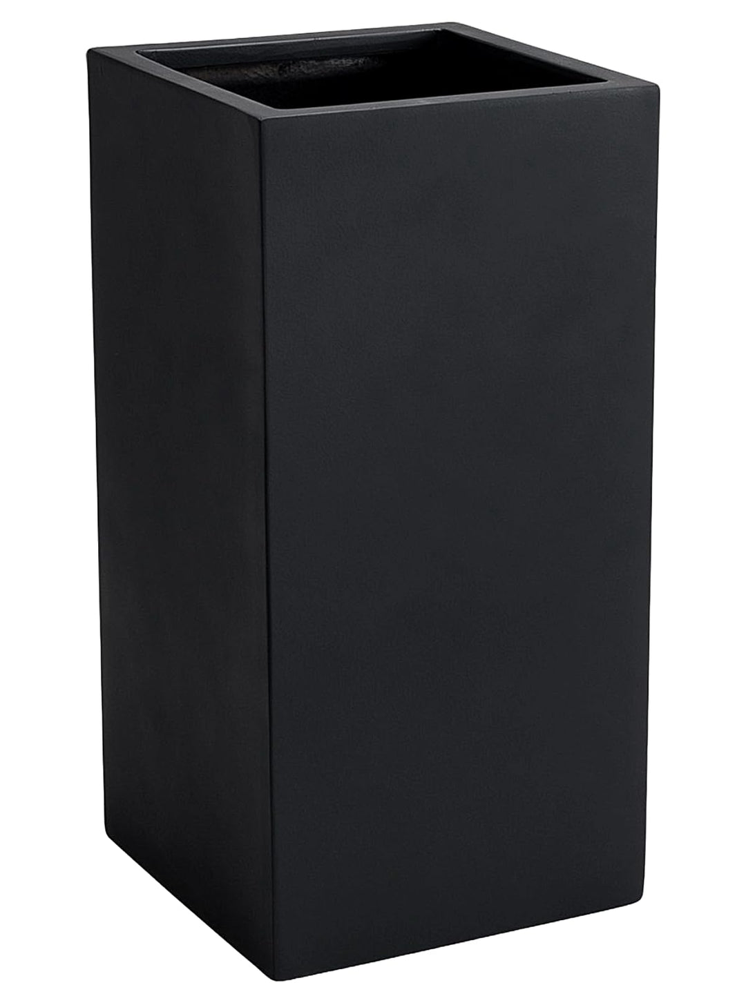 VIVANNO Pflanzkübel Blumenkübel Übertopf Säule Fiberglas Anthrazit Block 80x40x40, 80x40x40 cm Anthr