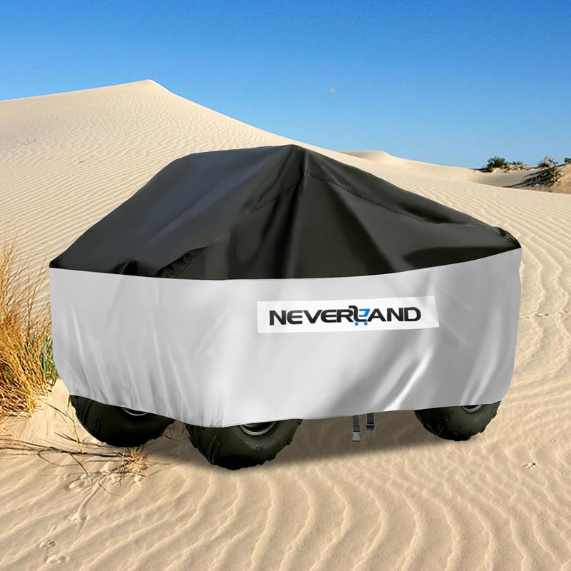 Quad ATV Abdeckplane, NEVERLAND Abdeckung Wasserdicht Quad Abdeckung für Quad Cover Winddichte Hagel