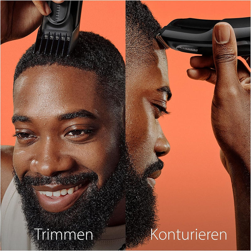 Braun Haarschneider Herren, Haarschneidemaschine Profi, Haare schneiden zu Hause, 9 Längeneinstellun