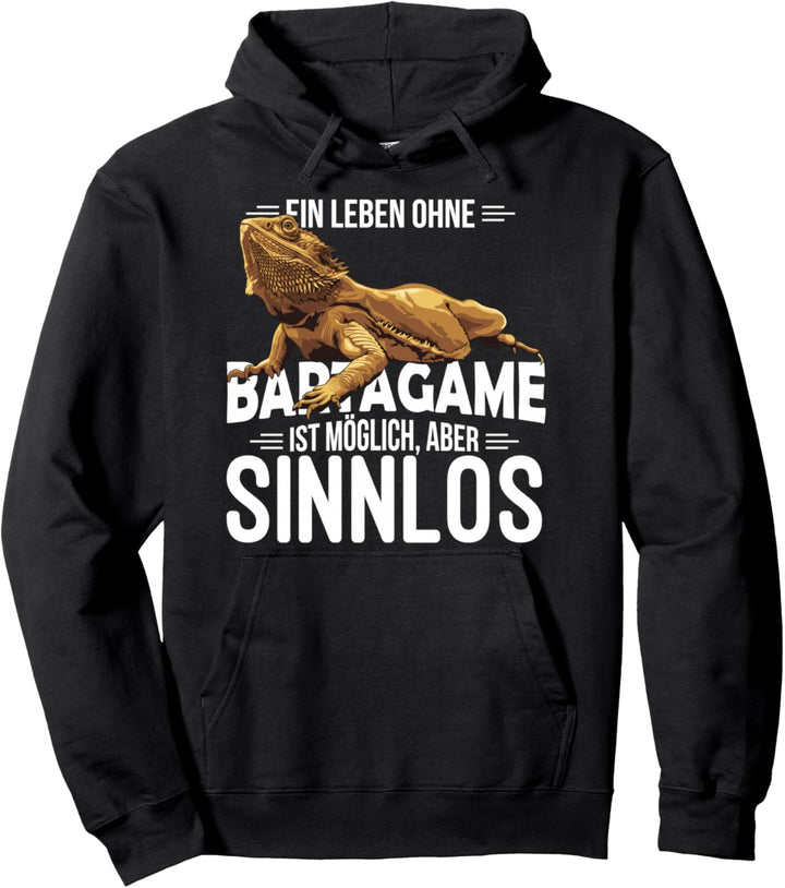 Bartagame Haustier Reptilien Reptil Bartagamen Pullover Hoodie