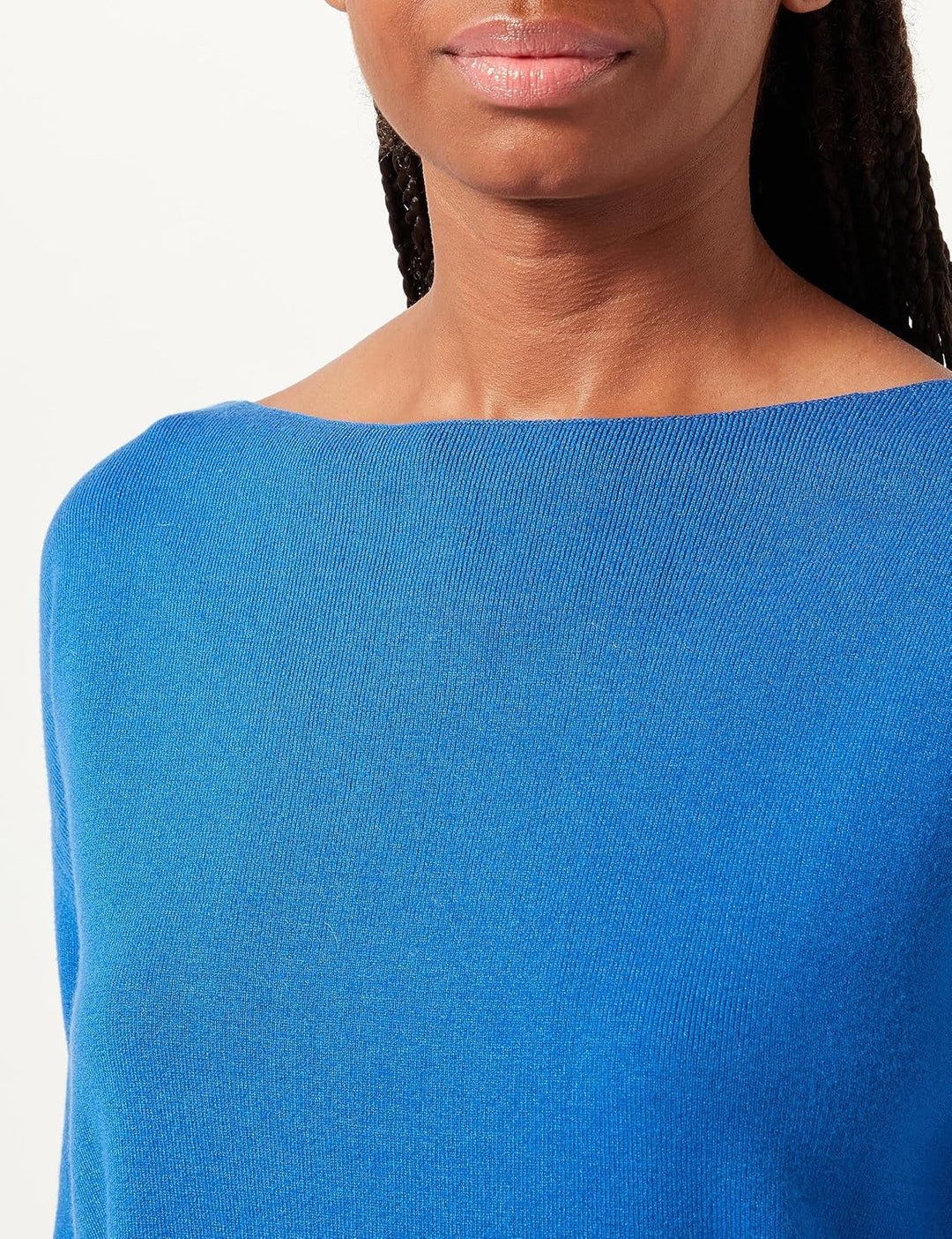 VERO MODA Damen Vmnancy Ls Boatneck Ga Noos Pullover, Beaucoup Blue