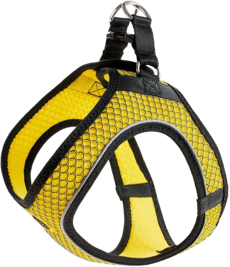 HUNTER HILO COMFORT BVB Hundegeschirr,mit 3D-Mesh-Material,reflektierend,M,gelb, 58 - 65 cm gelb 58