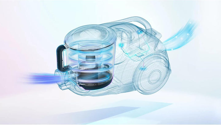 Bosch Staubsauger beutellos Serie 6 BGC41PET, Bodenstaubsauger, ideal für Tierhaare und Allergiker,