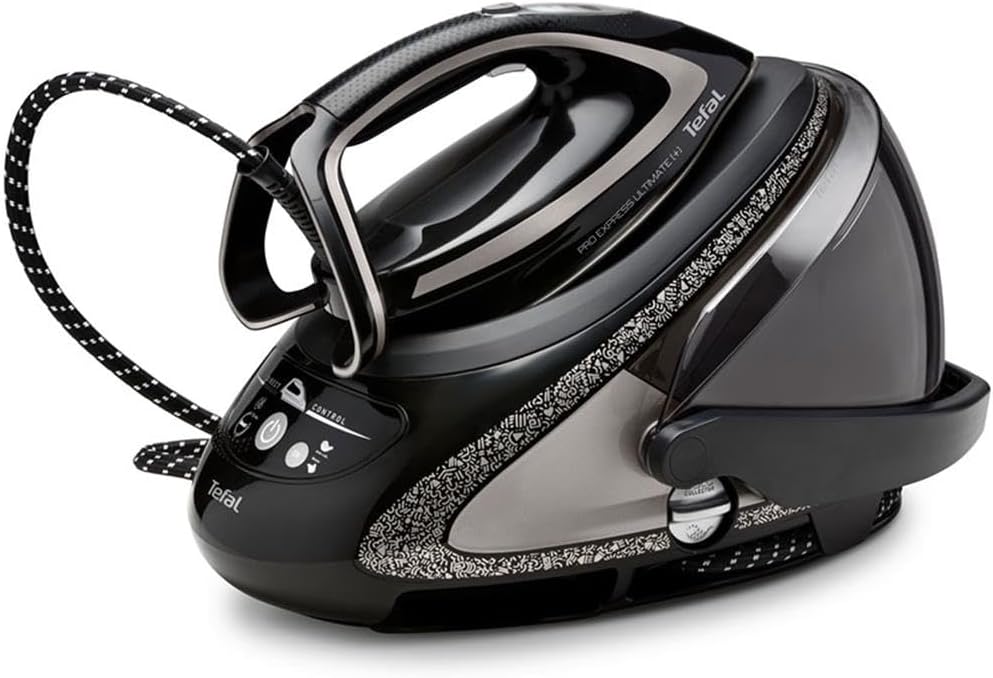 Tefal Iron with STEAM Generator Pro Express Ultimate GV 9620 (Black Color)
