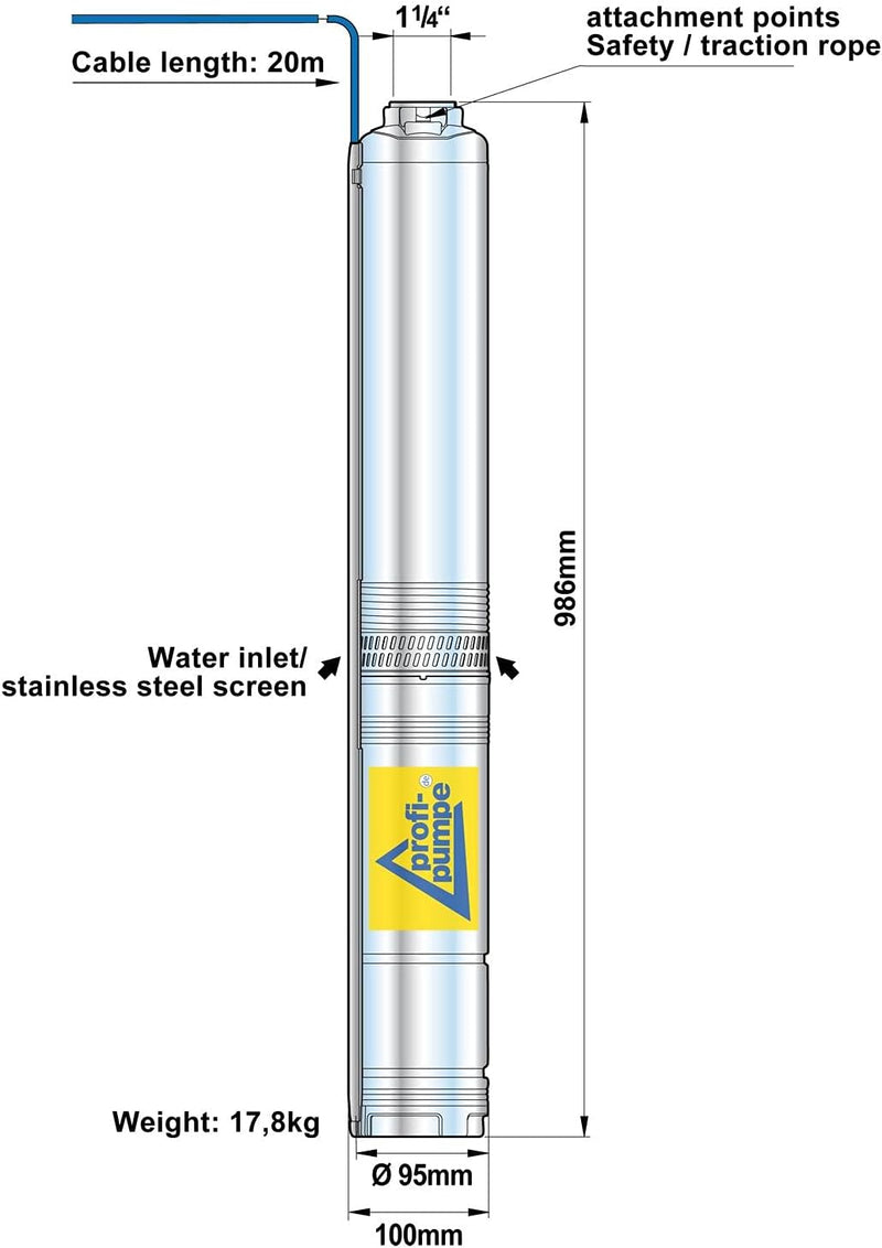 BRUNNENPUMPE TIEFBRUNNENPUMPE TAUCHDRUCKPUMPE ROHRPUMPE SANDVERTRÄGLICH TAUCHPUMPE Die ENERGIE-SPAR