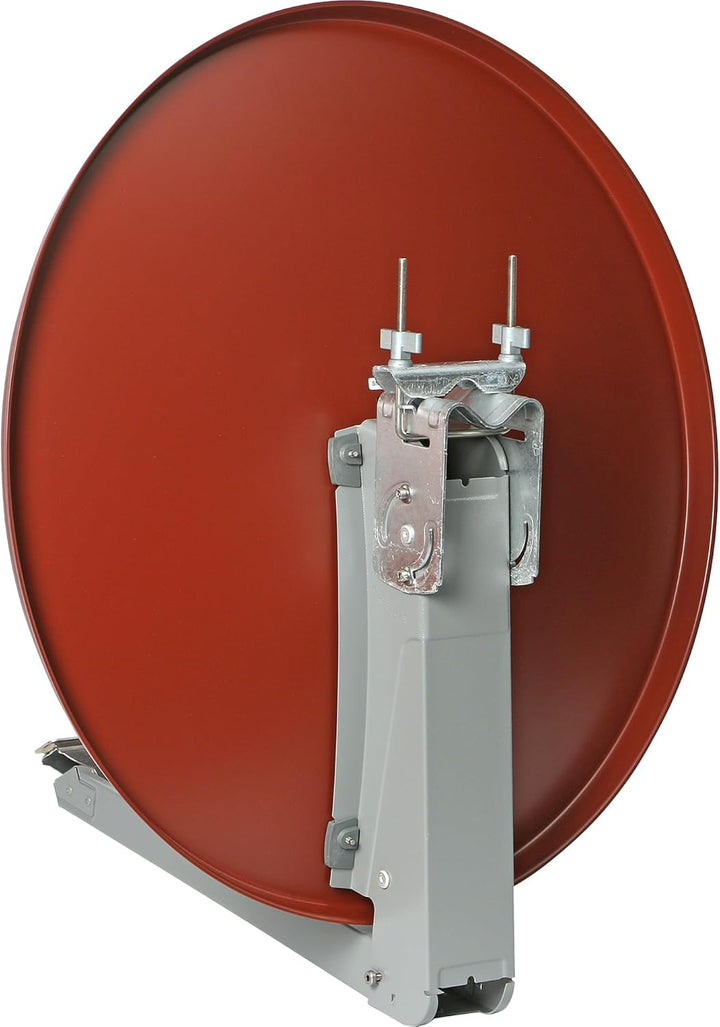 Kathrein CAS 80 Offset-Parabolantenne (Satelliten-Antenne, multifeedfähig) rot