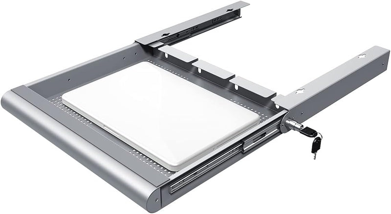 Dataflex Addit Hardware-Sicherheitsauszug 622 - Notebook-Zubehör (Silber, Stahl, Einfarbig, 530 mm,