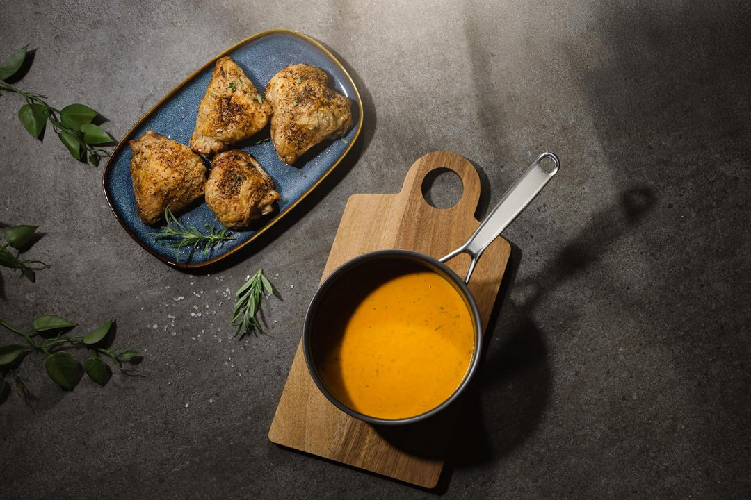 Onyx Cookware ZERO Saucentopf 14 cm – Natürliche Antihaft aus Edelstahl | Ohne chemische Beschichtun