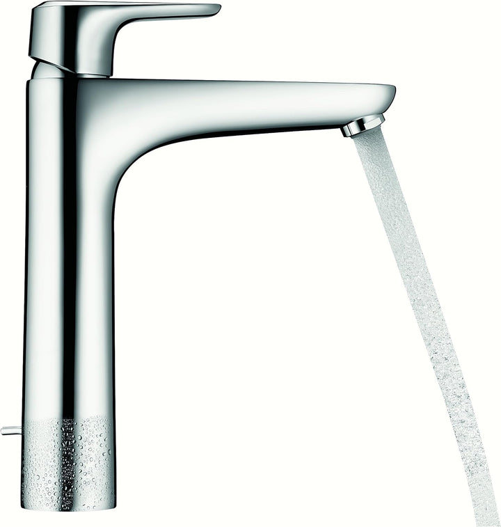 Hansgrohe 14080000 Ecos L Einhebel-Waschtischmischer, Mischbatterie: Messing, Taille XL - sans bonde
