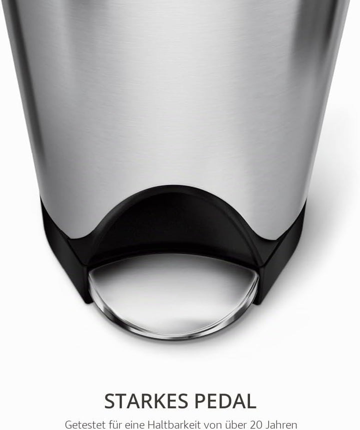 simplehuman CW1824 30 Liter, schmetterling Treteimer, Mülleimer Küche, Abfalleimer, Mülltrennsystem,