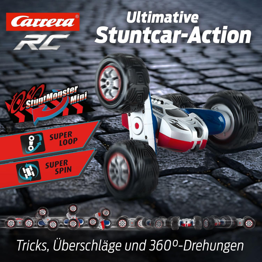 Carrera RC 2,4GHz Turnator - 360° Flip Action I Ferngesteuertes Auto für drinnen & draussen I Elektr