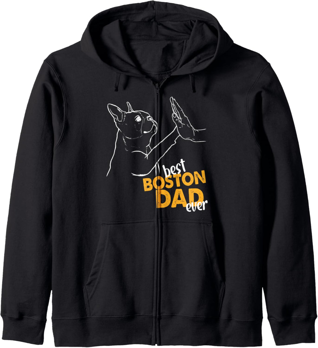 Bester Boston Papa aller Zeiten Hundeterrier Vater Boston Terrier Papa Kapuzenjacke
