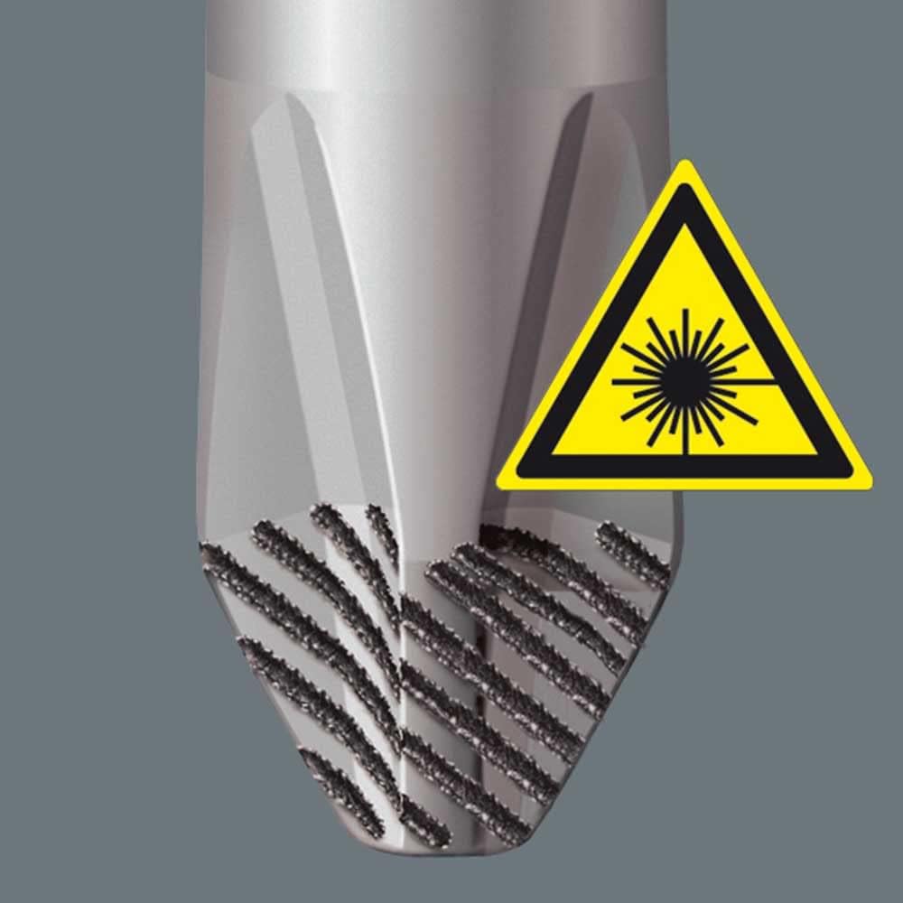 Wera 1850 PH2 x 100 mm schwarz/grün Kugelgriff Kreuzschlitzschraubendreher 05007906001