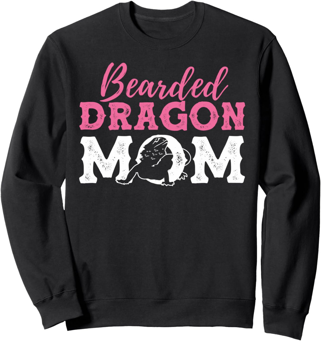 Bartagamenmutter Mädchen- oder Frauenechse und Reptil Sweatshirt