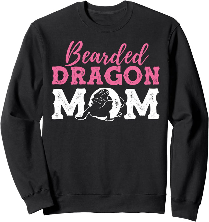 Bartagamenmutter Mädchen- oder Frauenechse und Reptil Sweatshirt
