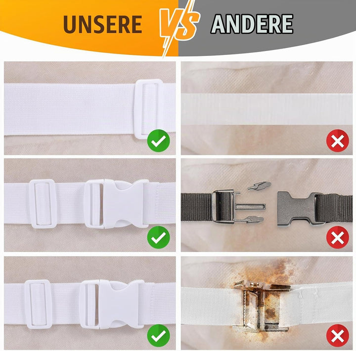 ImnBest Matratzenhalter | Matratzenhalter | Doppelbettbrücke | Bettbrücke | Verbindet Zwei Matratzen