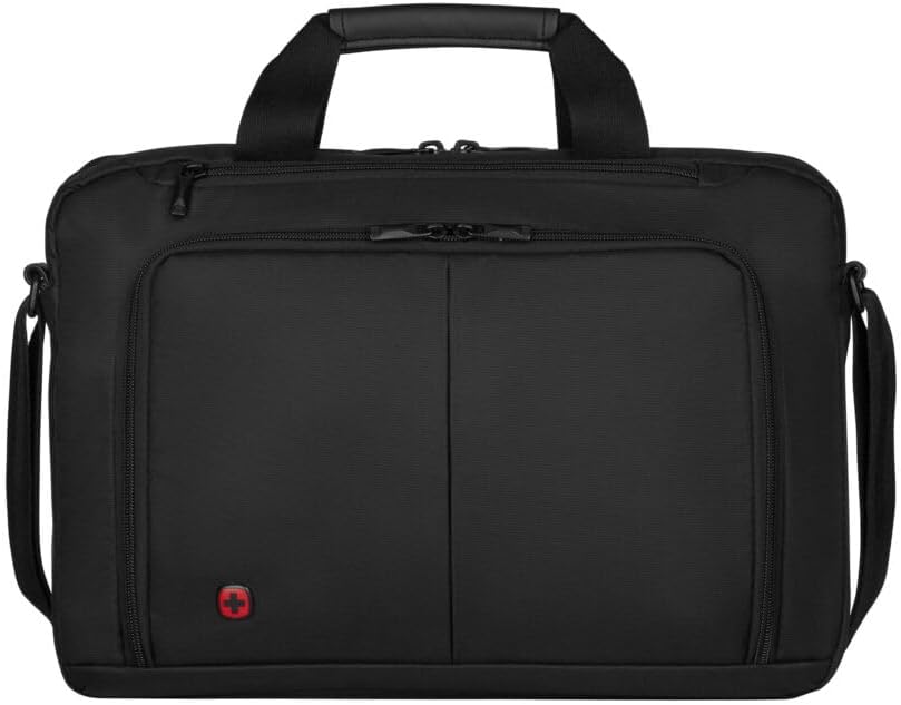 WENGER Source 16 Laptop-Tasche zum Umhängen, Notebook bis 16 Zoll, Tabletfach bis 10 Zoll, Aktentasc