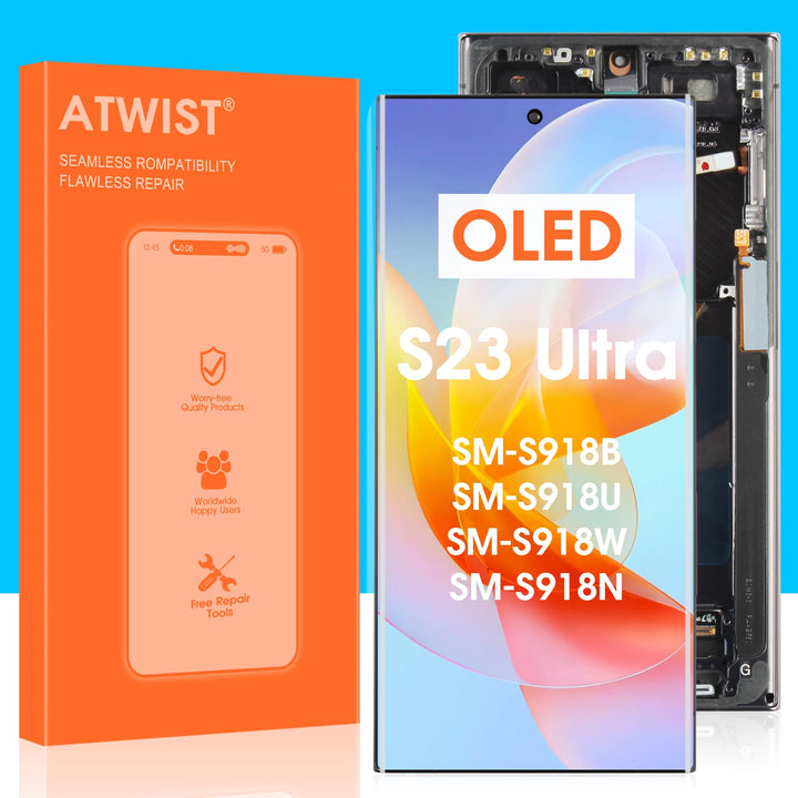 Atwist OLED Bildschirm für Samsung Galaxy S23 Ultra 5G Display für Samsung S23 Ultra 5G LCD Bildschi
