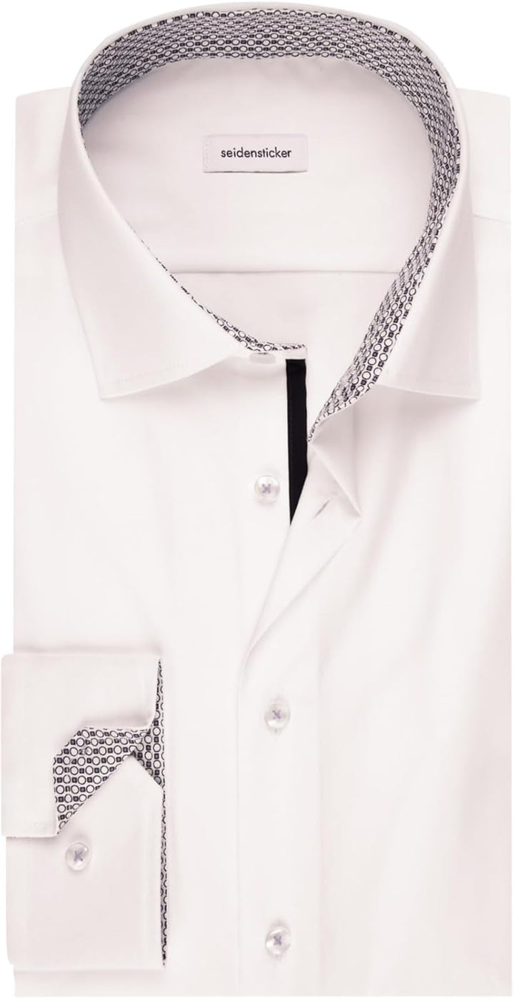 Seidensticker Herren Business-Hemd - Extra Slim Fit - Bügelfrei - Kent-Kragen - Langarm - 100% Baumw