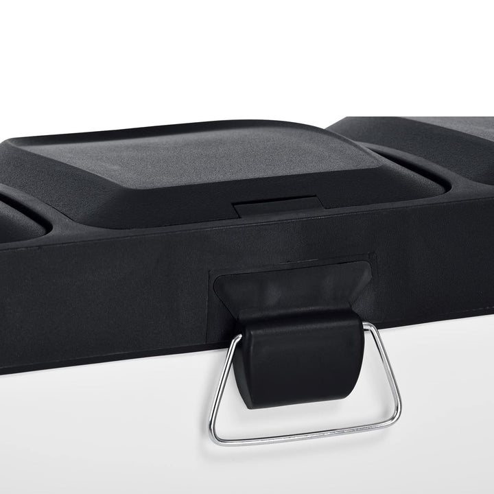 SVITA TC3X15 Treteimer Pulverbeschichteter Stahl 45 L Weiss 3X15 L dreifach Abfalleimer 3er-Mülleime