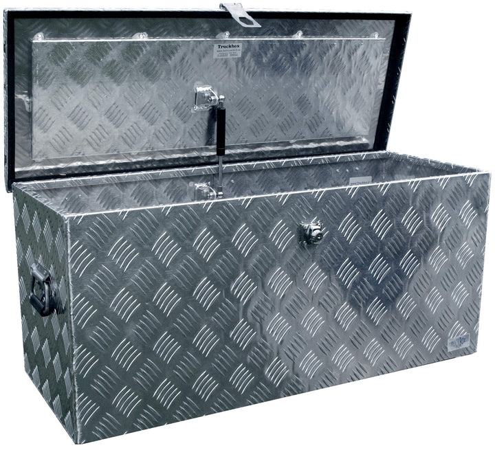 Truckbox D120 Edelstahlhaus Werkzeugkasten, Deichselbox, Transportbox, Alubox, Alukoffer, Deichselka