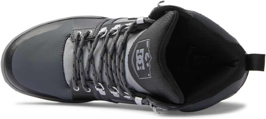 DC Shoes Herren Pure Hi Bootsschuh, 42 EU Black Grey Black