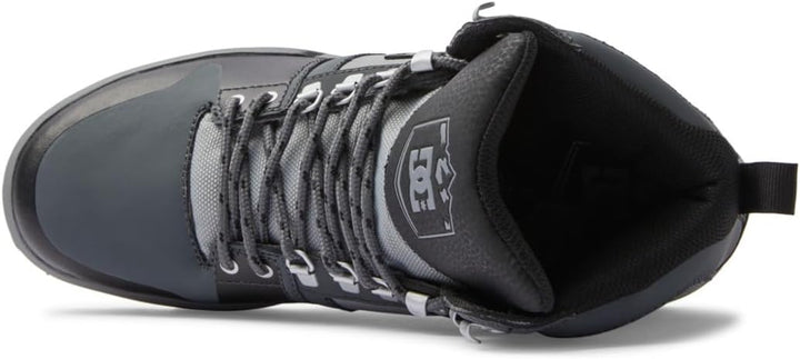 DC Shoes Herren Pure Hi Bootsschuh 41 EU Black Grey Black, 41 EU Black Grey Black