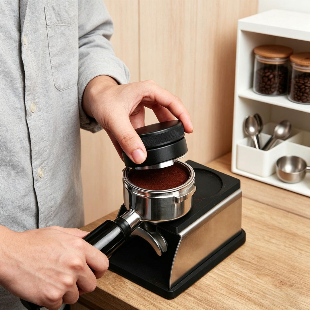 Coffee Leveling Tool, 58mm, Coffee Distributor Kaffeeverteiler | Mit Tampermatte, zum Nivellieren vo