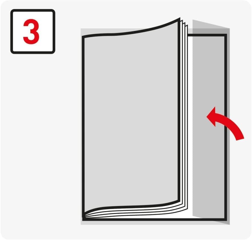 Herlitz 50014743 Buchhülle easy cover (Polybeutel, Grösse: 10 Stück) Grösse: 10 Stück Polybeutel, Gr