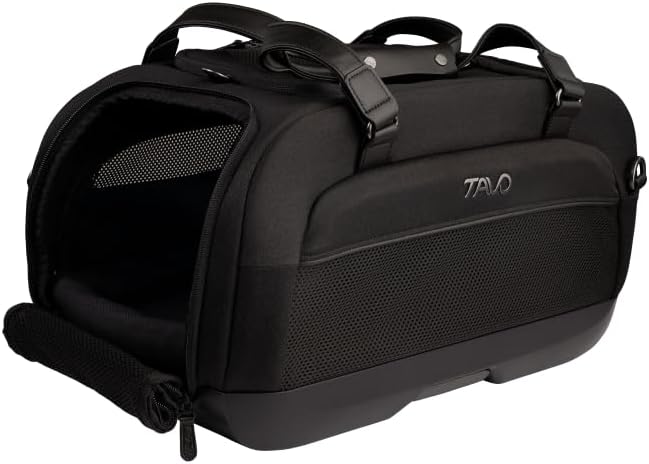 Tavo Dupree II Haustier‑Transportbox, Flugzeug‑konform, ISOFIX, atmungsaktives Mesh, Aufprallgeprüft
