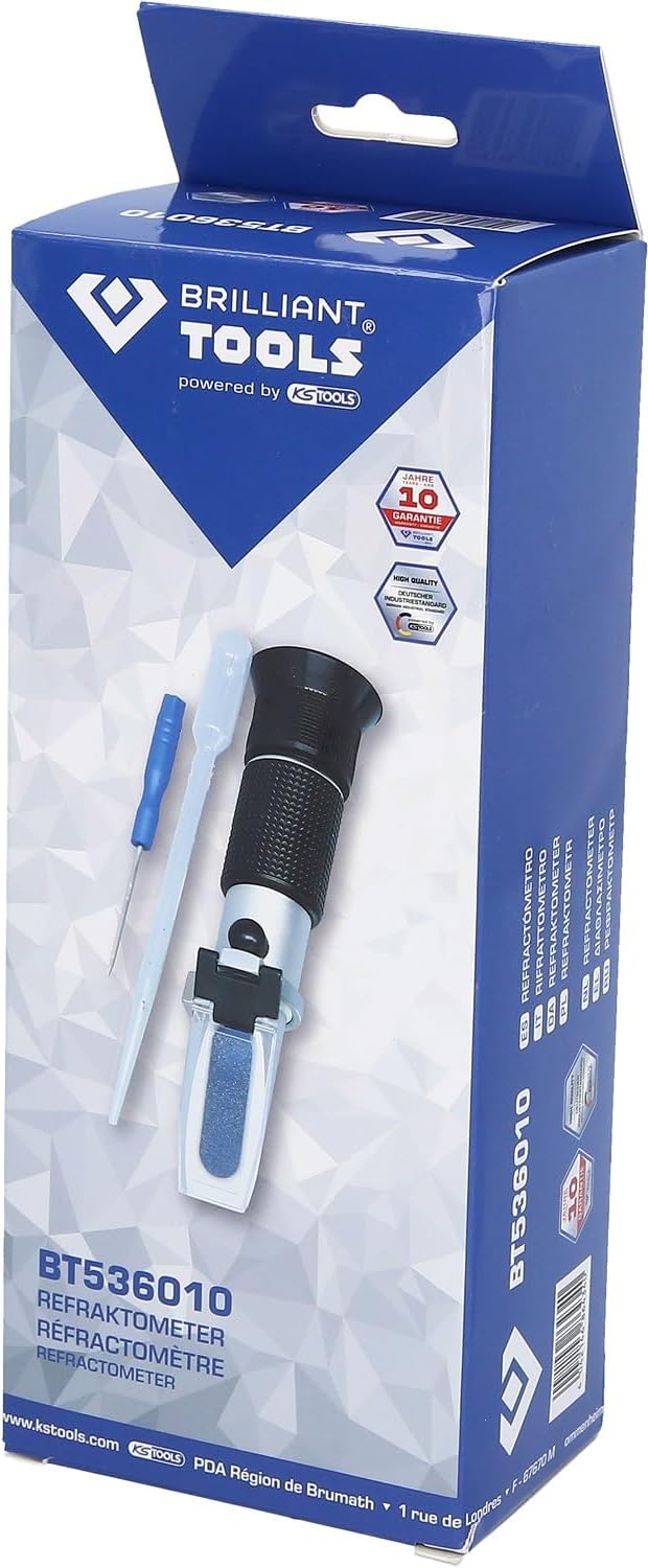 BRILLIANT TOOLS BT536010 Refraktometer [Powered by KS TOOLS]