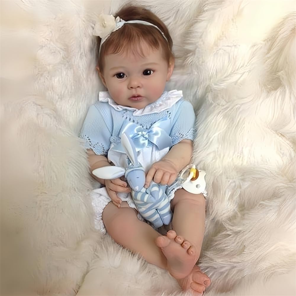 Reborn Babys Mädchen Handgefertigt Realistische Mit Weichem Stoffkörper Reborn Puppen Reborn Babypup