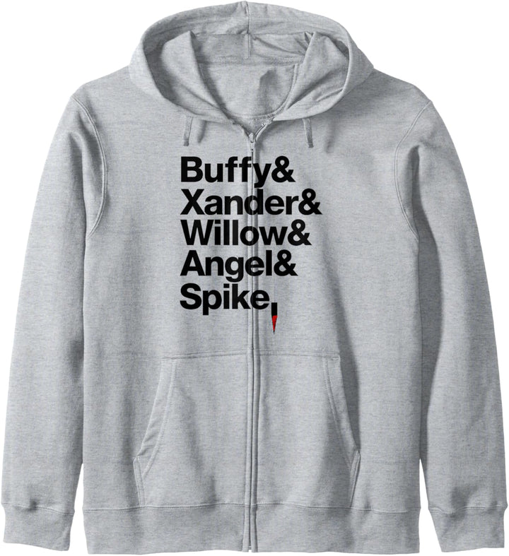 Buffy the Vampire Slayer Buffy Xander Willow Angel Spike Kapuzenjacke