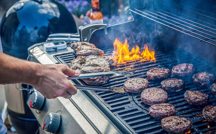 Schmalz® Grillzange Terra mit Gravur | Bambus/Edelstahl | personalisiert | Grillbesteck | extra lang