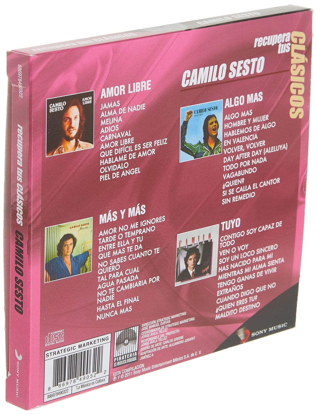 Recupera Tus Clasicos, Audio-CD