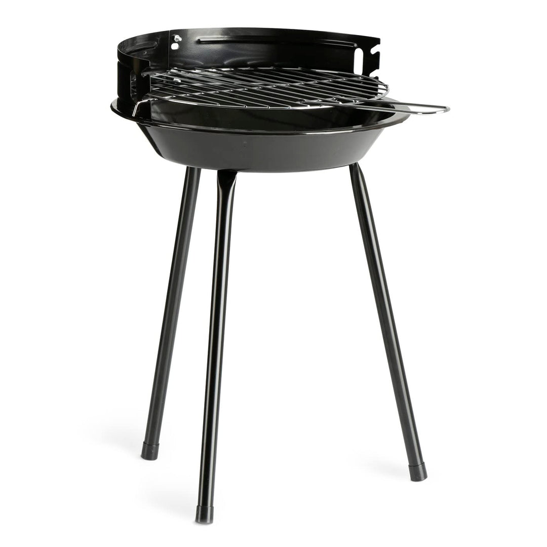 LANDMANN Holzkohle-Rundgrill | Mobiler Holzkohlegrill | Ideal für 2 bis 3 Personen geeignet | Durchm