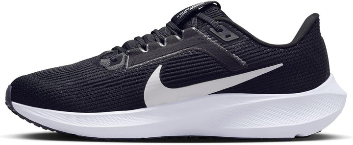 Nike Herren Air Zoom Pegasus 40 Sneaker 40.5 EU Black White Iron Grey, 40.5 EU Black White Iron Grey