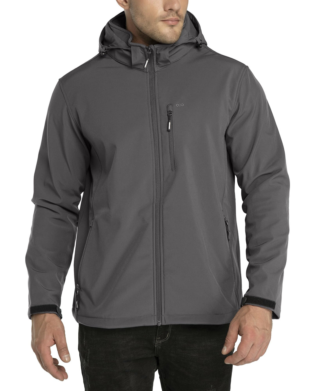 33,000ft Softshelljacke für Herren Wasserdicht Winterjacke Winddicht Warme Fleece Gefüttert Windbrea
