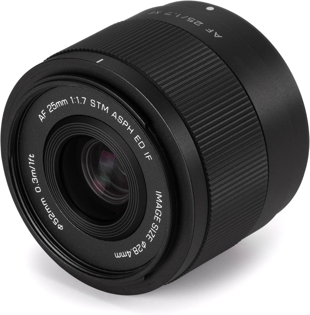 VILTROX 25mm F1.7 f/1.7 XF Objektiv für Fuji X, Grosser Blende STM Autofokus Objektiv Kompatibel mit