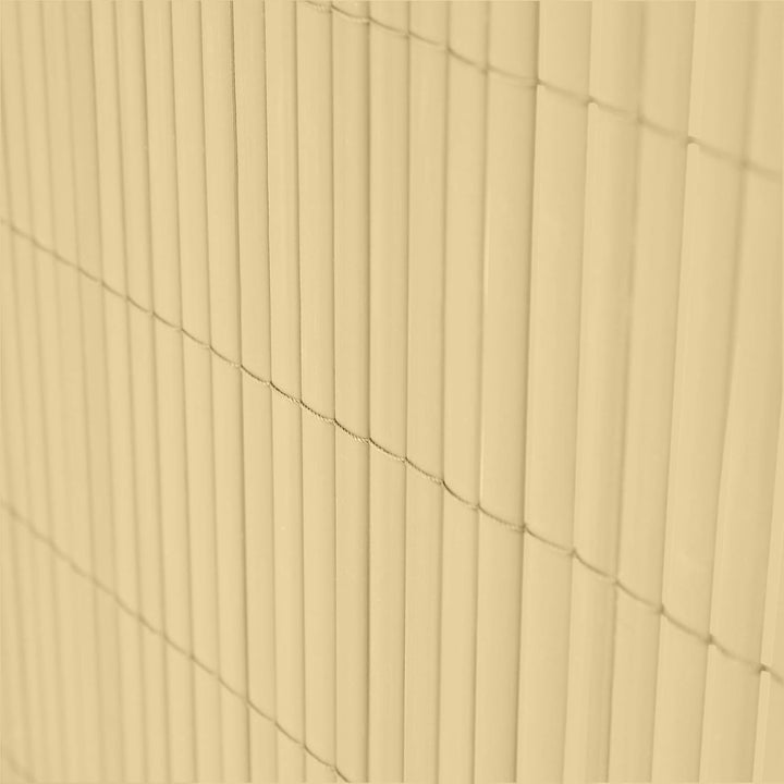 Ribelli® PVC Sichtschutzmatte Sichtschutzzaun Sichtschutz Zaun Balkon Windschutz (140 x 600 cm, Bamb