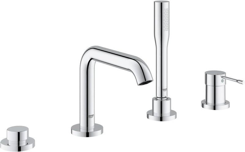 GROHE Essence - 4-Loch Einhand-Wannenkombination (Umstellung Wanne/Brause, langlebige Oberfläche, mi