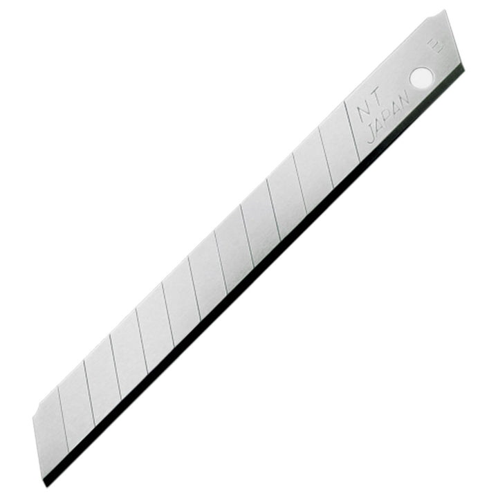 NT Cutter 9 mm Abbrechklingen, 50 Klingen/Packung, 1 Packung (BA-50P) 58 degree Karbonstahl, 50 Stüc