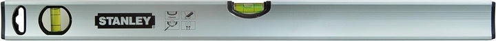 Stanley Wasserwaage Klassik (120 cm Länge, magnetisch, schlagfeste Blocklibelle, grosse Seitenlibell