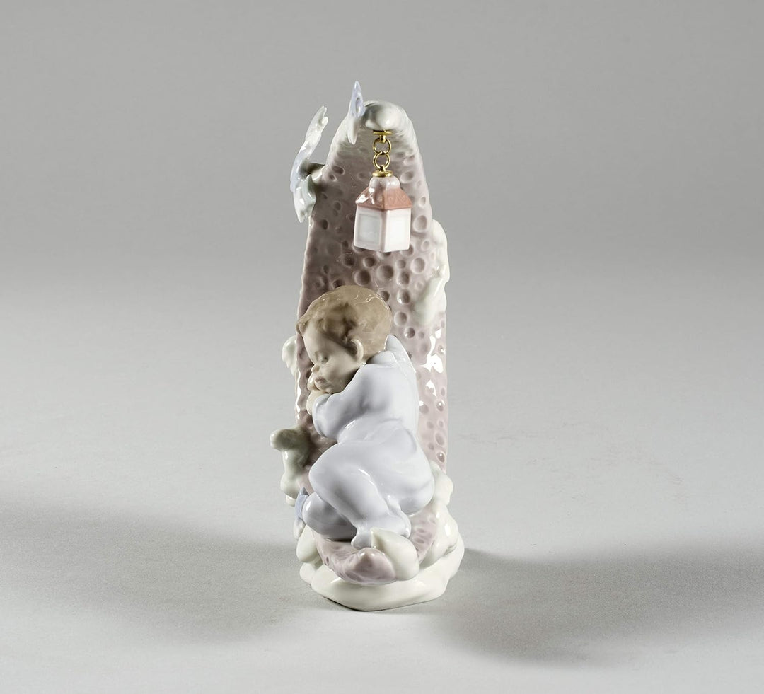 LLADRÓ Jungen-Figur Himmlische Träume. Baby. Porzellan.