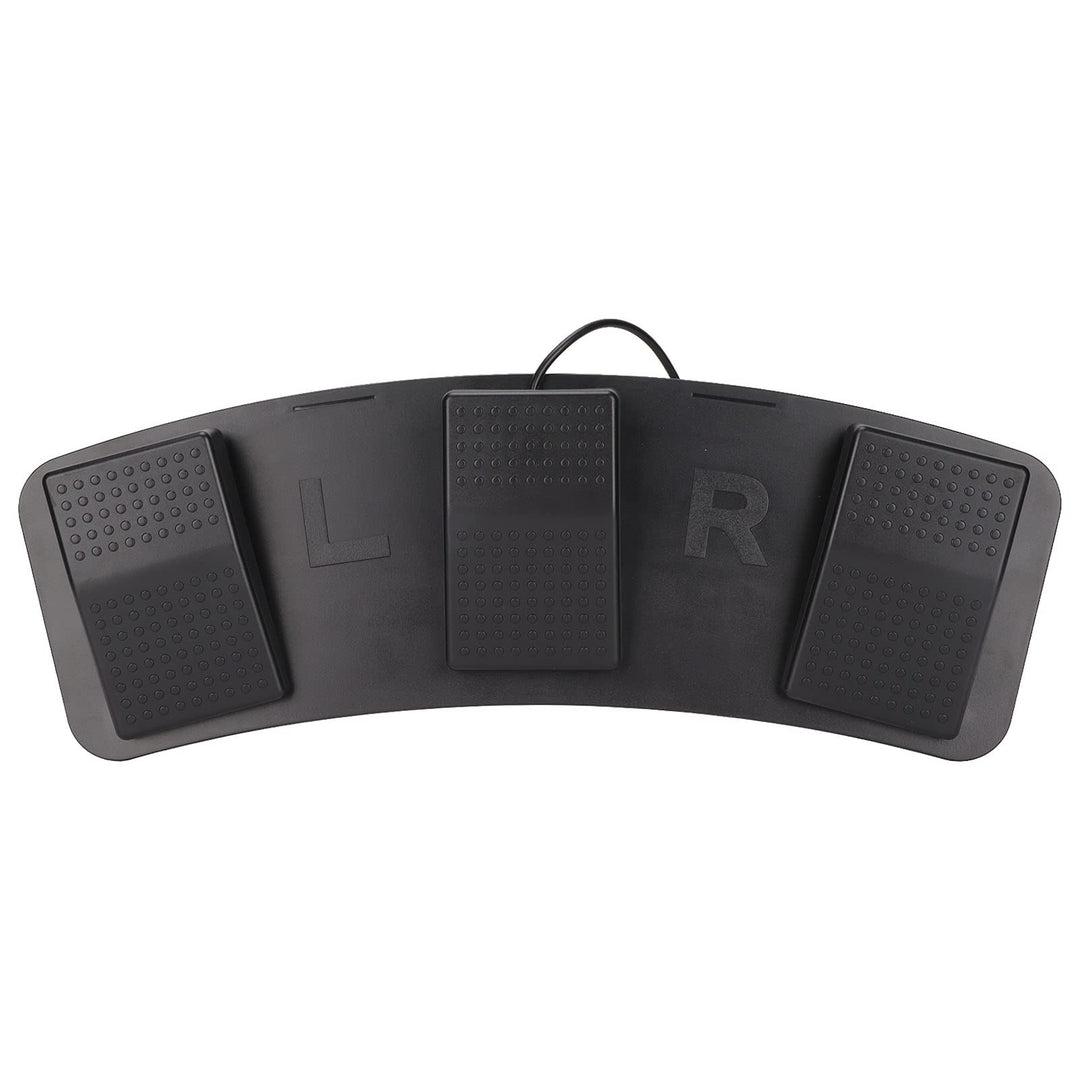 USB-Dreifach-Fusspedal, Maus-Tastatur-String und Multimedia-Funktionen. Kabelgebundener USB-Umschalt