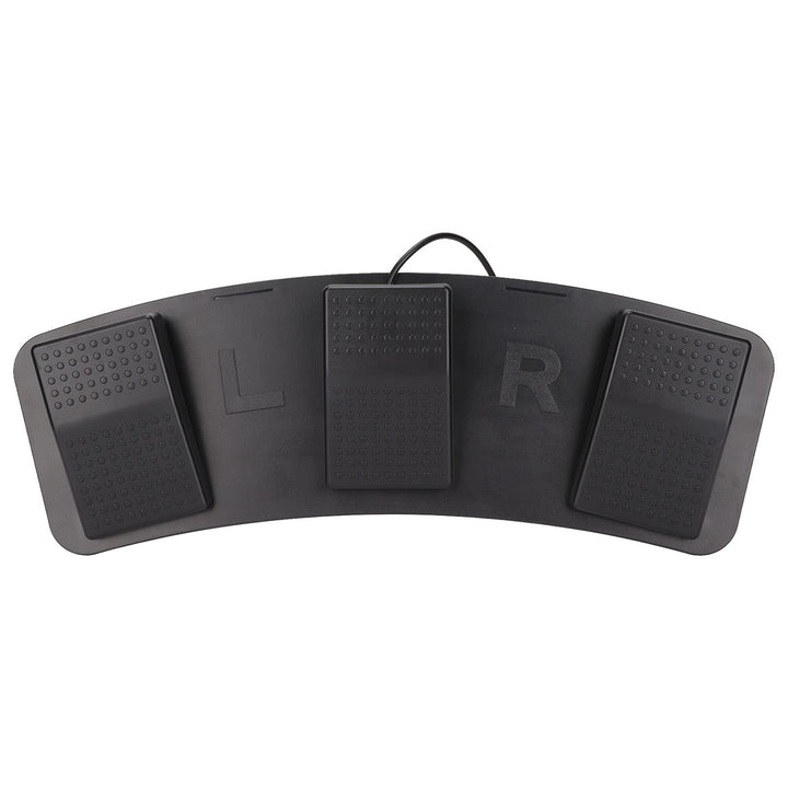 USB-Dreifach-Fusspedal, Maus-Tastatur-String und Multimedia-Funktionen. Kabelgebundener USB-Umschalt
