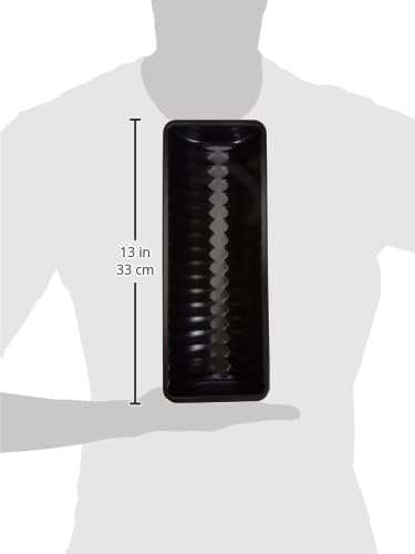 IBILI 822530 Kuchenform Moka halbrund, Stahl, schwarz, 30 x 5.5 x 12 cm (Packung mit 2) Schwarz 30 x