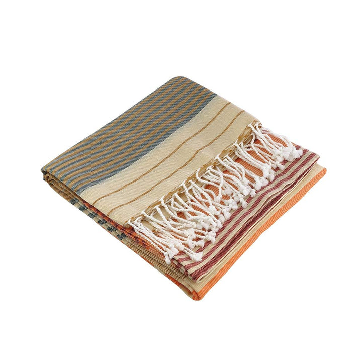 Fouta 7 Farben Baumwolle Bio Limonengrün (Sunny Lime)